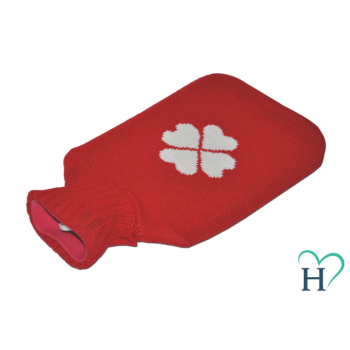 Termofor gumowy 2L w pokrowcu z polaru lub dzianiny